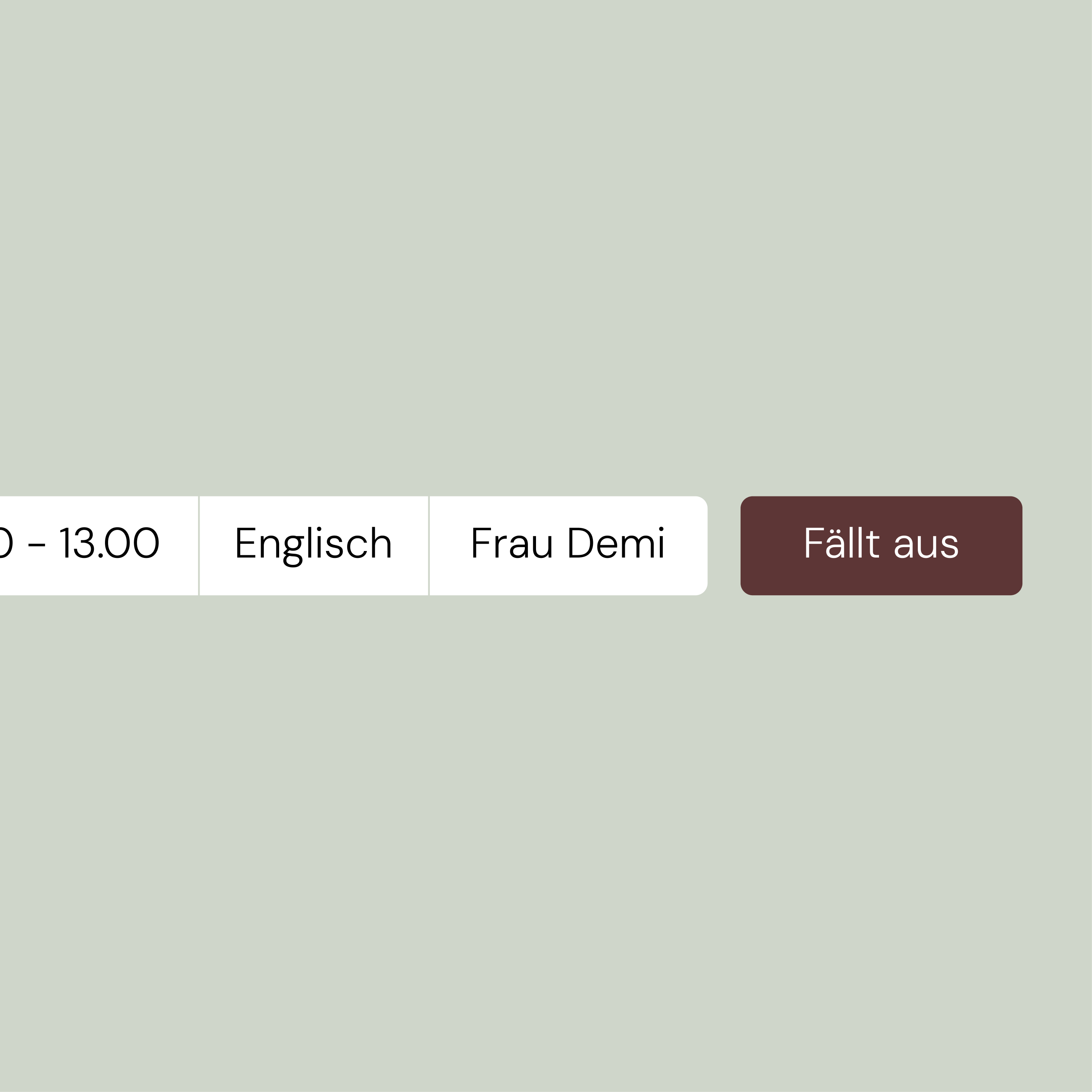 Beispielhafte Darstellung eines Moduls für einen Vertretungsplan